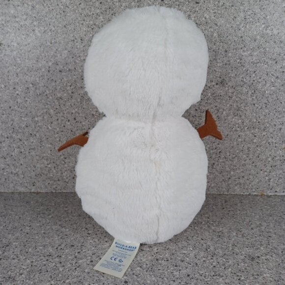 Build A Bear Snowman Snow Girl Cute Red Peppermint Plush Stuffed Christmas Toy - Picture 3 of 5